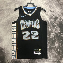 Camiseta Desmond Bane #22 Memphis Grizzlies 2023 City Edition Negro
