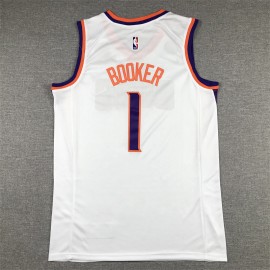 Camiseta Devin Booker #1 Phoenix Suns Blanco Camiseta Devin Booker #1 Phoenix Suns Blanco