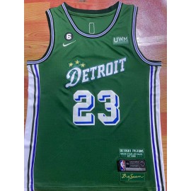 Camiseta Jaden Ivey #23 Detroit Pistons 2023 Verde