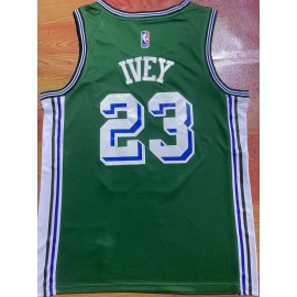 Camiseta Jaden Ivey #23 Detroit Pistons 2023 Verde Camiseta Jaden Ivey #23 Detroit Pistons 2023 Verde