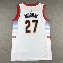 Camiseta Jamal Murray #27 Denver Nuggets 2023 City Edition Blanco Camiseta Jamal Murray #27 Denver Nuggets 2023 City Edition Blanco