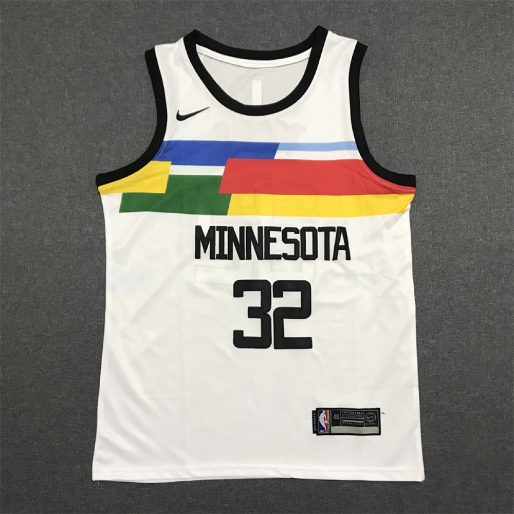 Camiseta Karl-Anthony Towns #32 Minnesota Timberwolves 22/23 City Edition Blanco Camiseta Karl-Anthony Towns #32 Minnesota Timberwolves 22/23 City Edition Blanco