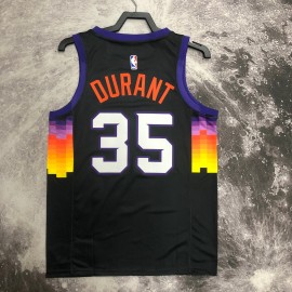 Camiseta Kevin Durant #35 Phoenix Suns 2021 City Edition Negro Camiseta Kevin Durant #35 Phoenix Suns 2021 City Edition Negro