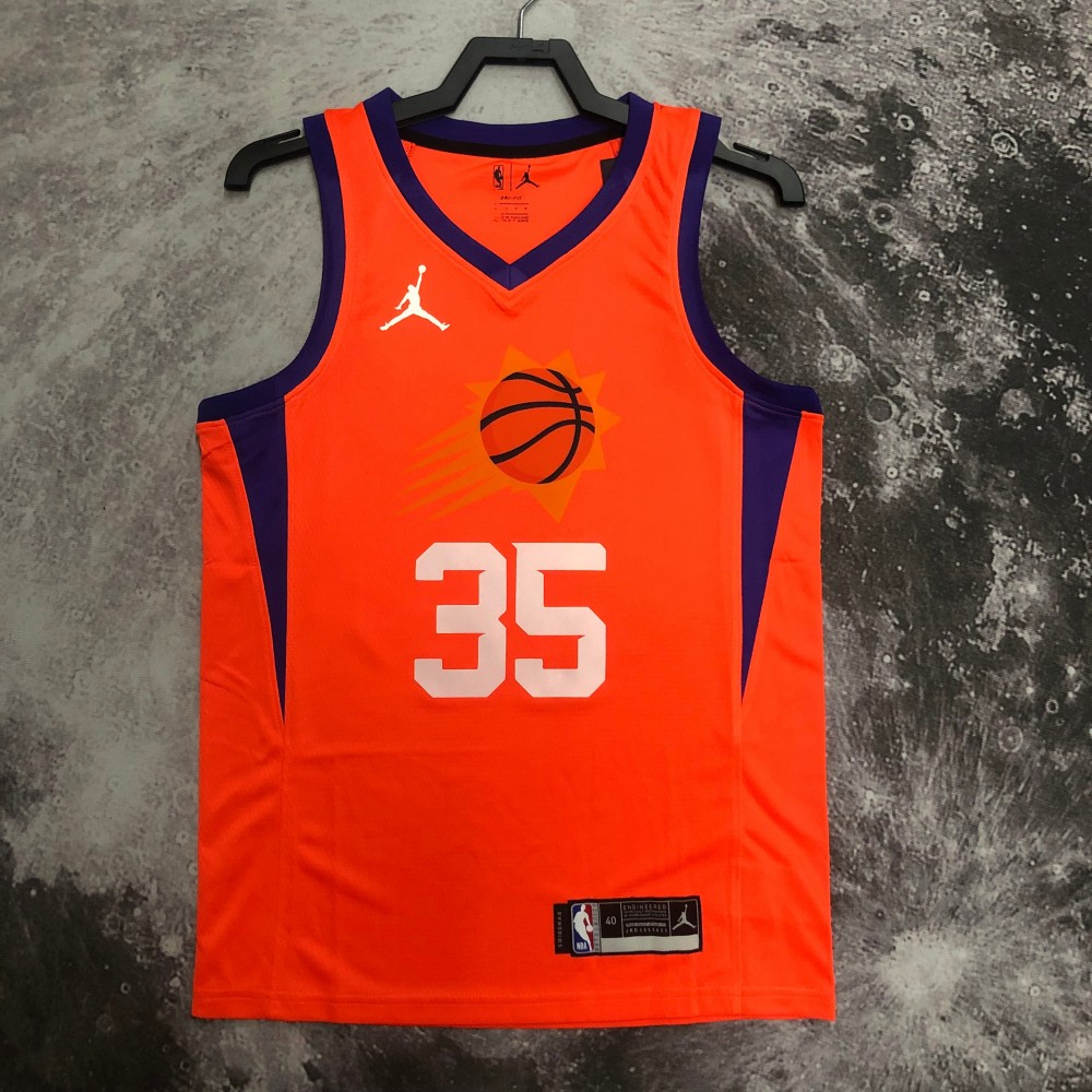 Camiseta Kevin Durant #35 Phoenix Suns Jordan Limited Edition Naranja  Camiseta Kevin Durant #35 Phoenix Suns Jordan Limited Edition Naranja