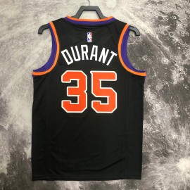 Camiseta Kevin Durant #35 Phoenix Suns Negro Camiseta Kevin Durant #35 Phoenix Suns Negro