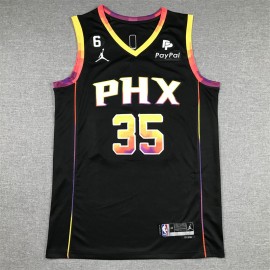 Camiseta Kevin Durant #35 Phoenix Suns Statement Edition Negro
