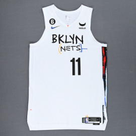 Camiseta Kyrie Irving #11 Brooklyn Nets 22/23 Blanco City Edition