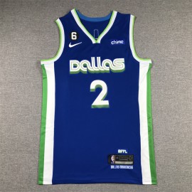 Camiseta Kyrie Irving #2 Dallas Mavericks 2023 Azul City Edition