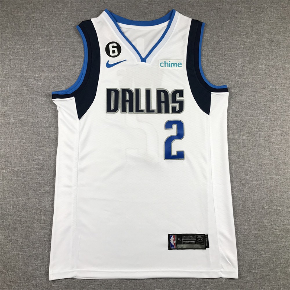 Camiseta Kyrie Irving #2 Dallas Mavericks Blanco Camiseta Kyrie Irving #2 Dallas Mavericks Blanco