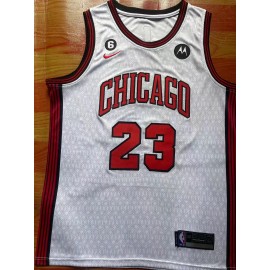 Camiseta Michael Jordan #23 Chicago Bulls 2023 City Edition Blanco