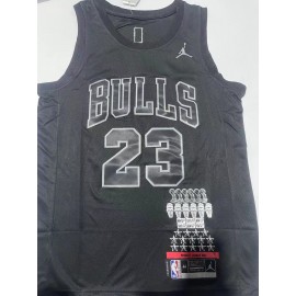 Camiseta Michael Jordan #23 Chicago Bulls Negro