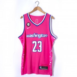 Camiseta Michael Jordan #23 Washington Wizards 2023 City Edition Rosa