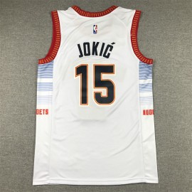 Camiseta Nikola Jokić #15 Denver Nuggets 2023 City Edition Blanco