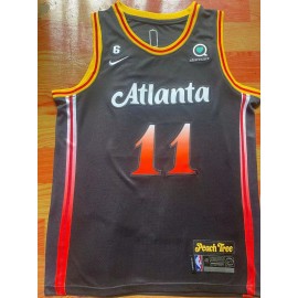 Camiseta Trae Young #11 Atlanta Hawks 2023 City Edition Negro