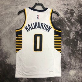 Camiseta Tyrese Haliburton #0 Indiana Pacers 2023 Blanco Camiseta Tyrese Haliburton #0 Indiana Pacers 2023 Blanco