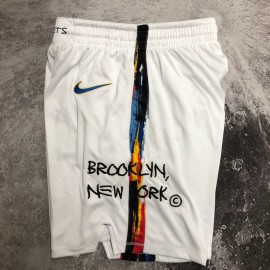 Pantalon Corto Brooklyn Nets 2023 City Edition Blanco