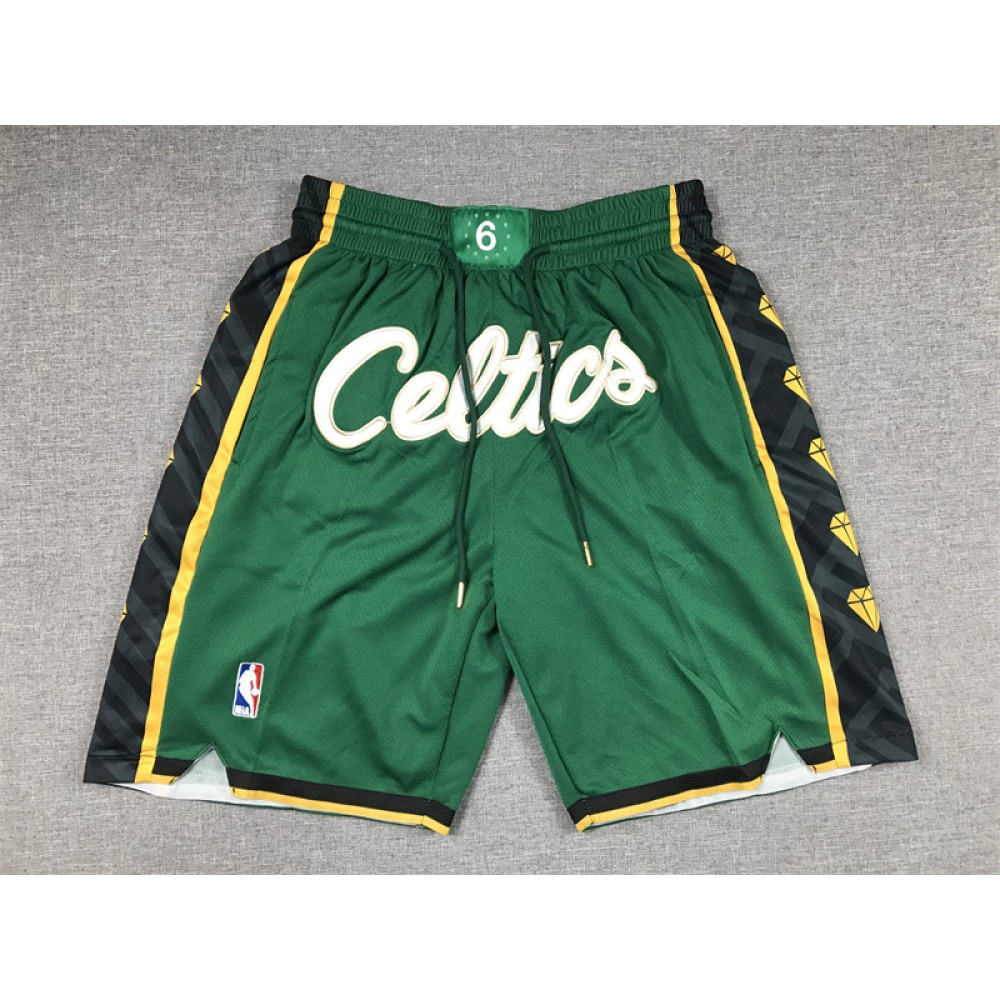 Pantalon Corto De Bolsillo Boston Celtics 2023 City Edition Verde