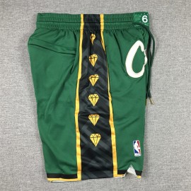 Pantalon Corto De Bolsillo Boston Celtics 2023 City Edition Verde