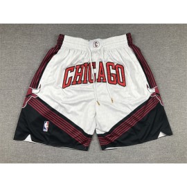 Pantalon Corto De Bolsillo Chicago Bulls 2023 City Edition Blanco