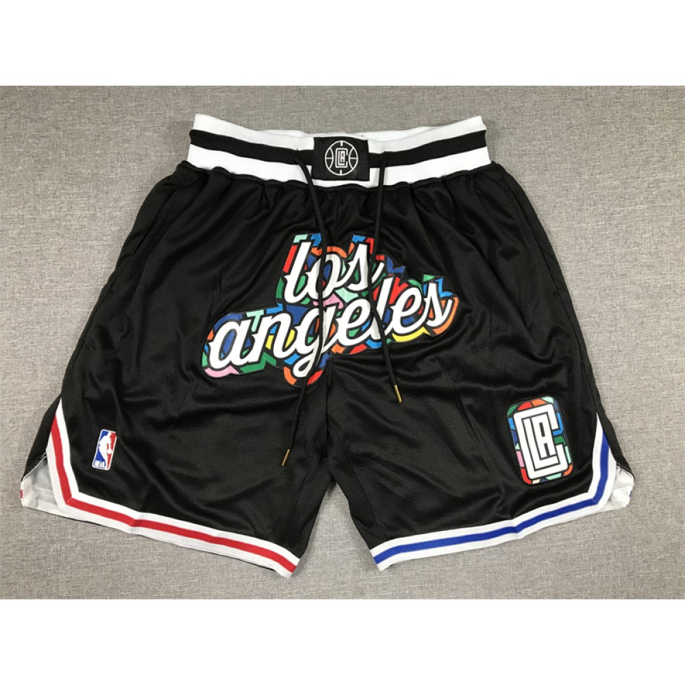 Pantalon Corto De Bolsillo Los Angeles Clippers 2023 City Edition Negro