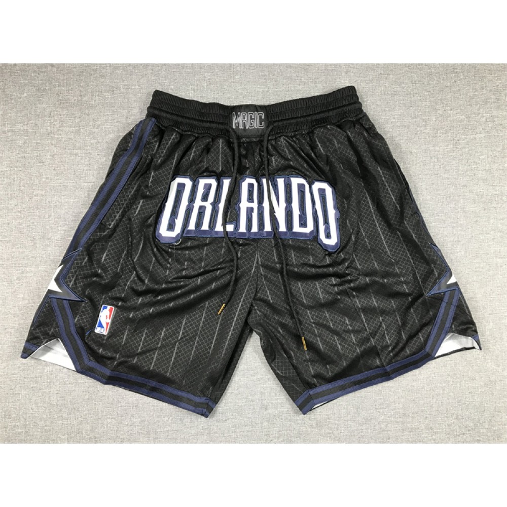 Pantalon Corto De Bolsillo Orlando Magic 2023 City Edition Negro