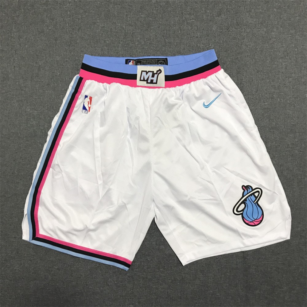 Pantalon Corto Miami Heat 17/18 City Edition Blanco
