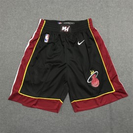 Pantalon Corto Miami Heat Negro