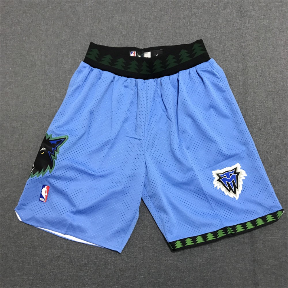 Pantalon Corto Minnesota Timberwolves Classic Edition Azul