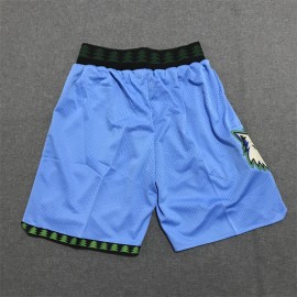Pantalon Corto Minnesota Timberwolves Classic Edition Azul
