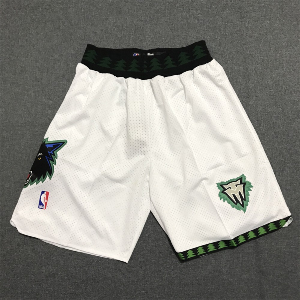 Pantalon Corto Minnesota Timberwolves Classic Edition Blanco