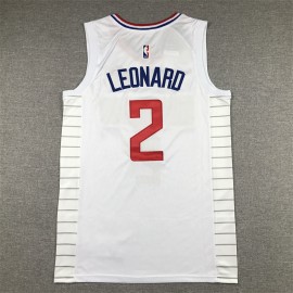 Camiseta Kawhi Leonard #2 Los Angeles Clippers Blanco Camiseta Kawhi Leonard #2 Los Angeles Clippers Blanco