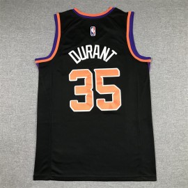 Camiseta Kevin Durant #35 Phoenix Suns Negro Camiseta Kevin Durant #35 Phoenix Suns Negro