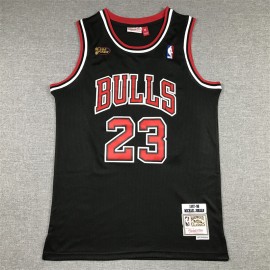 Camiseta Michael Jordan #23 Chicago Bulls 2023 Edición Final Negro