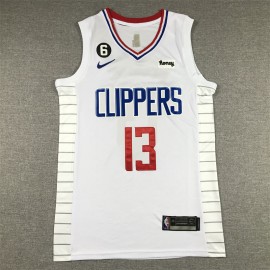 Camiseta Paul George #13 Los Angeles Clippers Blanco