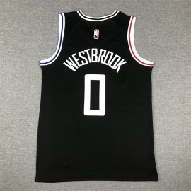 Camiseta Russell Westbrook #0 Los Angeles Clippers 2023 City Edition Negro Camiseta Russell Westbrook #0 Los Angeles Clippers 2023 City Edition Negro