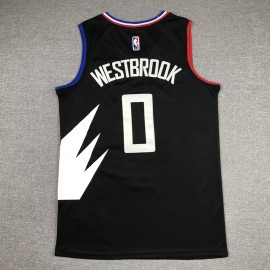 Camiseta Russell Westbrook #0 Los Angeles Clippers Statement Edition Negro Camiseta Russell Westbrook #0 Los Angeles Clippers Statement Edition Negro