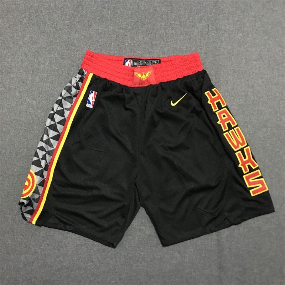 Pantalon Corto Atlanta Hawks Negro