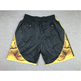 Pantalon Corto De Bolsillo Golden State Warriors  2023 City Edition Negro