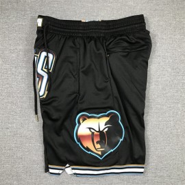 Pantalon Corto De Bolsillo Memphis Grizzlies 2023 Negro City Edition