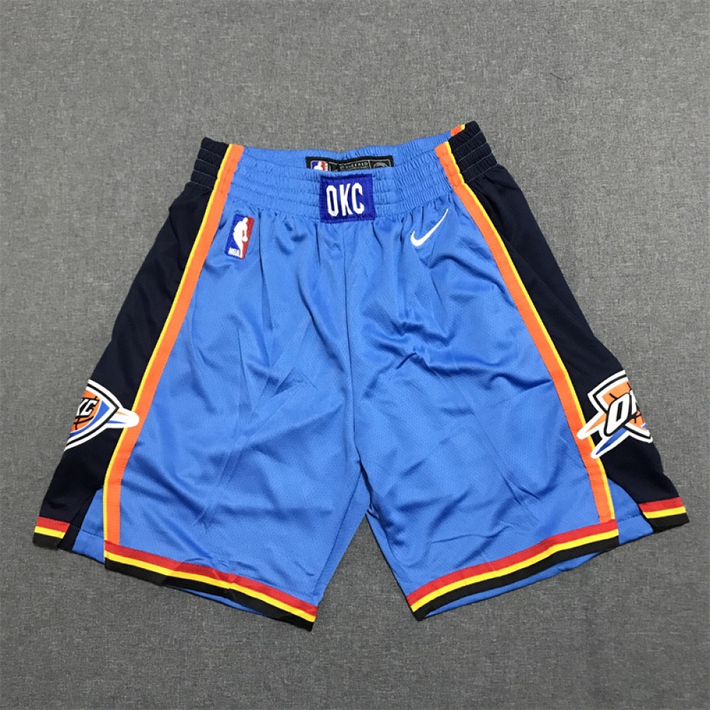 Pantalon Corto Oklahoma City Thunder Azul Pantalon Corto Oklahoma City Thunder Azul