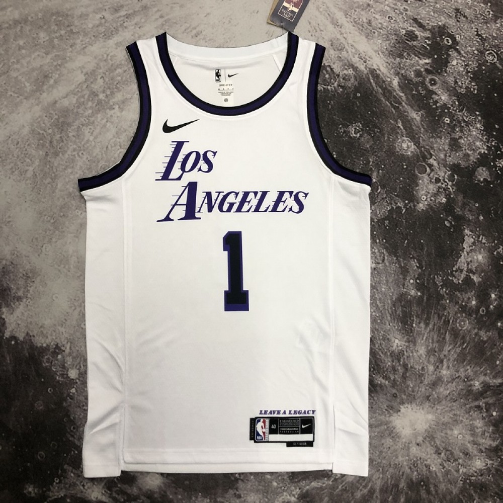 Camiseta D'Angelo Russell #1 Los Angeles Lakers 2023 City Edition Camiseta D'Angelo Russell #1 Los Angeles Lakers 2023 City Edition