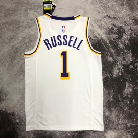 Camiseta D'Angelo Russell #1 Los Angeles Lakers Blanco Camiseta D'Angelo Russell #1 Los Angeles Lakers Blanco