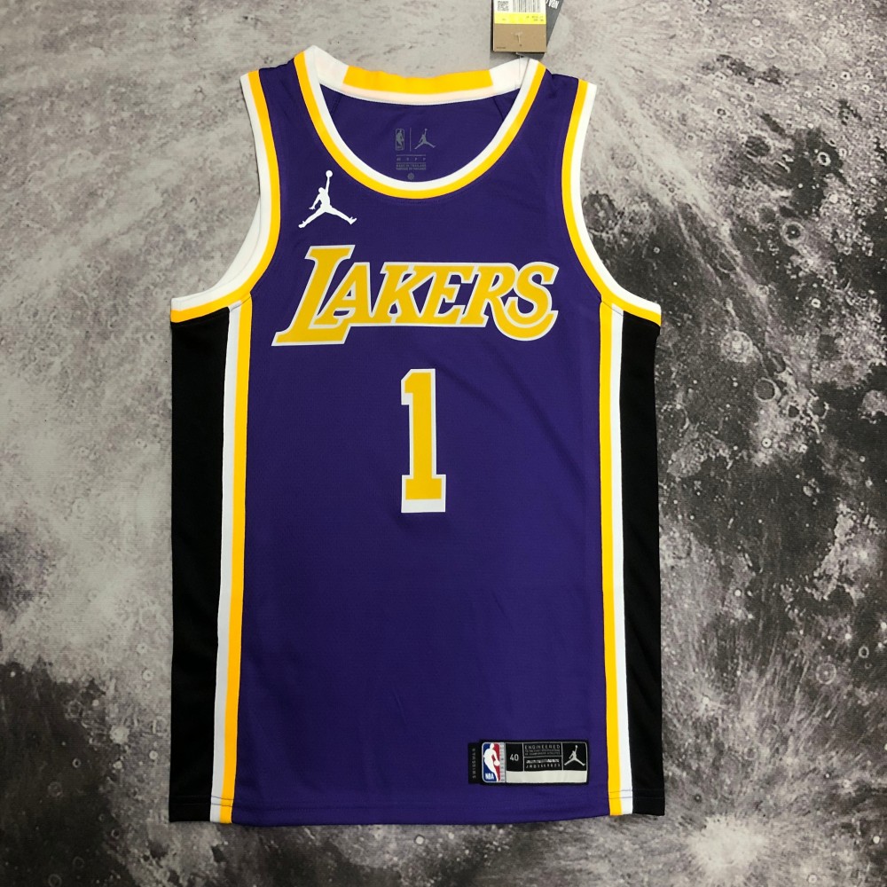 Camiseta D'Angelo Russell #1 Los Angeles Lakers Jordan Limited Edition Camiseta D'Angelo Russell #1 Los Angeles Lakers Jordan Limited Edition