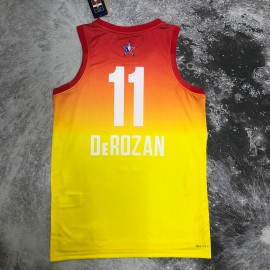 Camiseta DeMar DeRozan #11 All-Star 2023 Amarillo Camiseta DeMar DeRozan #11 All-Star 2023 Amarillo