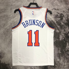 Camiseta Jalen Brunson #11 New York Knicks Blanco Camiseta Jalen Brunson #11 New York Knicks Blanco