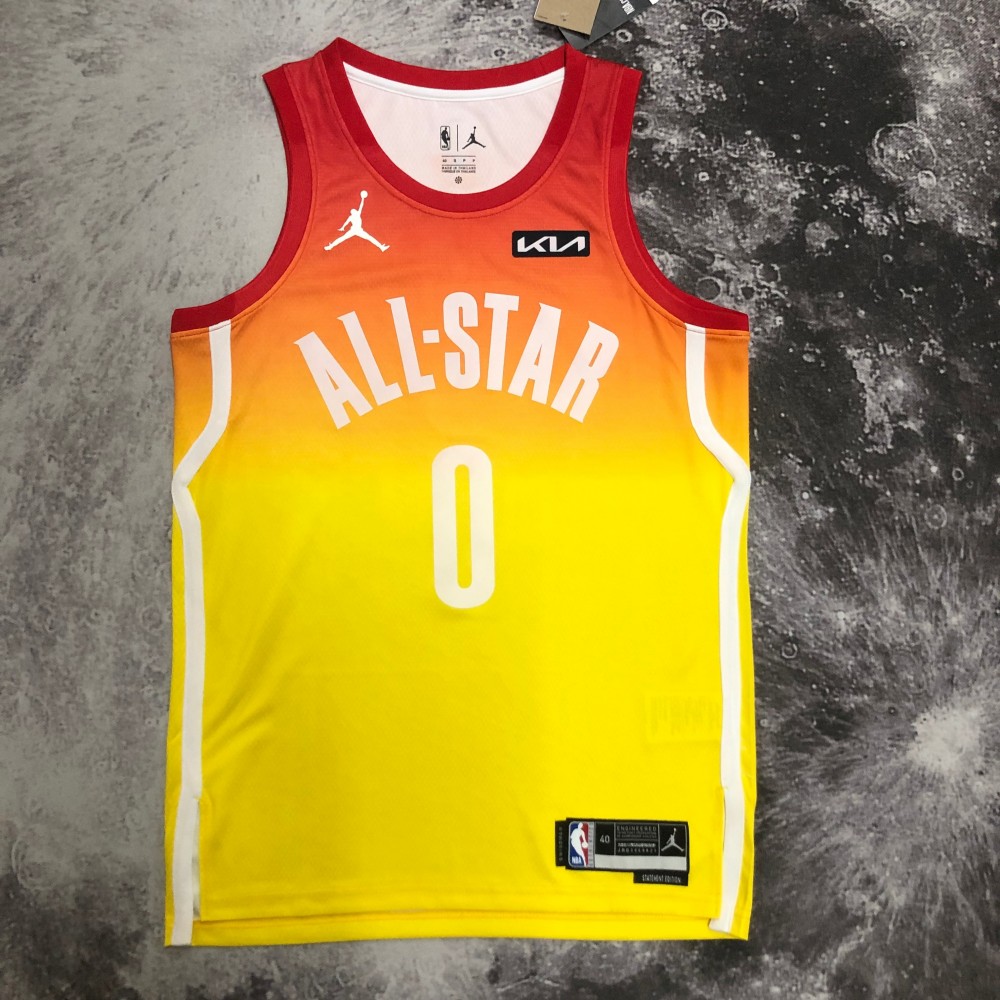 Camiseta Jayson Tatum #0 All-Star 2023 Amarillo Camiseta Jayson Tatum #0 All-Star 2023 Amarillo