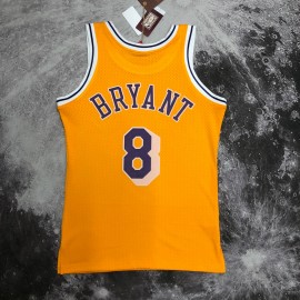Camiseta Kobe Bryant #8 Los Angeles Lakers 1997 Classic Edition Amarillo Camiseta Kobe Bryant #8 Los Angeles Lakers 1997 Classic Edition Amarillo