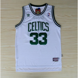 Camiseta Larry Bird #33 Boston Celtics Blanco