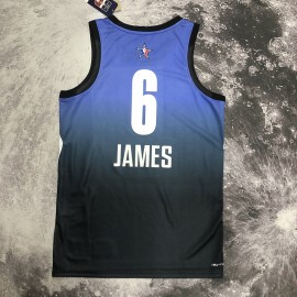 Camiseta Lebron James #6 All-Star 2023 Azul Camiseta Lebron James #6 All-Star 2023 Azul