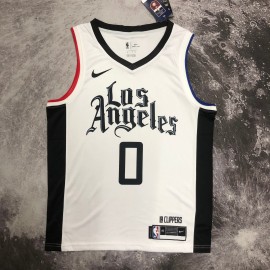 Camiseta Russell Westbrook #0 Los Angeles Clippers Blanco
